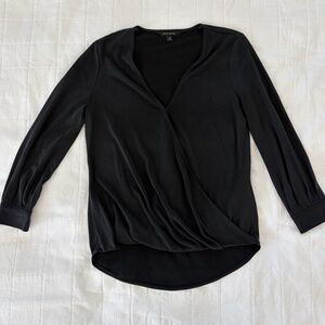 Banana Republic Women's Long Sleeve Wrap Top